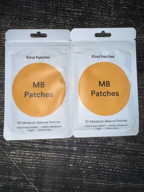 2 Pack Kind Patches MB Metabolic Balance 60 Patches Energy And Metabolic Support